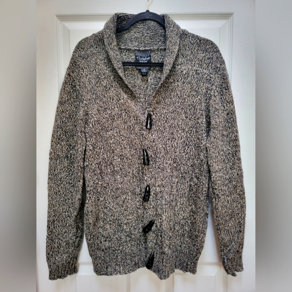 Civil Society We The People Men's 50% Wool Button Down Cardigan Size Large